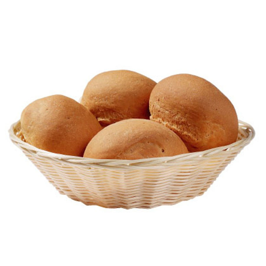 Polywicker round basket