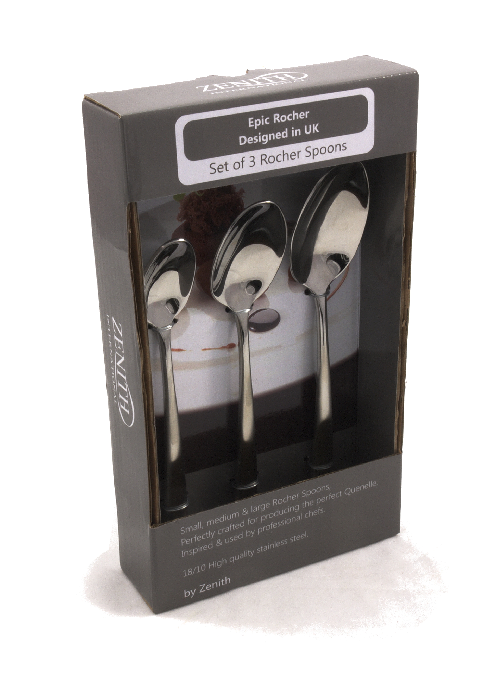 Set of 3 Professional Rocher Spoons